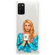 iSaprio Coffe Now - Redhead for Samsung Galaxy A02s - Phone Cover