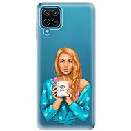 iSaprio Coffee Now - Redhead for Samsung Galaxy A12 - Phone Cover