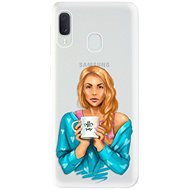 iSaprio Coffee Now - Redhead for Samsung Galaxy A20e - Phone Cover