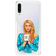 iSaprio Coffee Now - Redhead for Samsung Galaxy A30s - Phone Cover