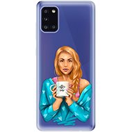 iSaprio Coffe Now - Redhead for Samsung Galaxy A31 - Phone Cover