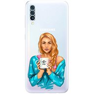 iSaprio Coffe Now - Redhead for Samsung Galaxy A50 - Phone Cover