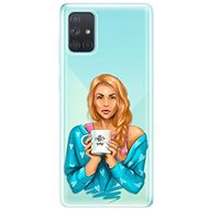 iSaprio Coffee Now - Redhead for Samsung Galaxy A71 - Phone Cover