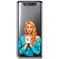 iSaprio Coffe Now - Redhead for Samsung Galaxy A80 - Phone Cover