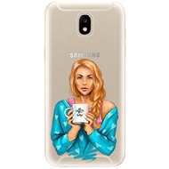 iSaprio Coffee Now - Redhead for Samsung Galaxy J5 (2017) - Phone Cover