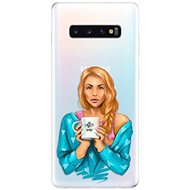 iSaprio Coffe Now - Redhead for Samsung Galaxy S10+ - Phone Cover
