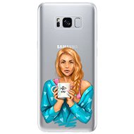 iSaprio Coffe Now - Redhead for Samsung Galaxy S8 - Phone Cover