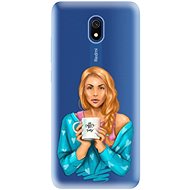iSaprio Coffe Now - Redhead for Xiaomi Redmi 8A - Phone Cover