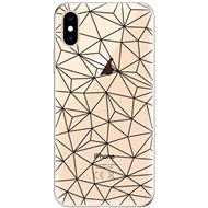 iSaprio Abstract Triangles for iPhone XS - Phone Cover