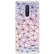 iSaprio Abstract Triangles for OnePlus 8 - Phone Cover