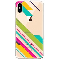 iSaprio Color Stripes 03 for iPhone XS - Phone Cover