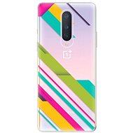 iSaprio Colour Stripes 03 for OnePlus 8 - Phone Cover