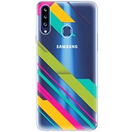 iSaprio Color Stripes 03 for Samsung Galaxy A20s - Phone Cover