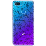 iSaprio Abstract Triangles 03 - Black for Xiaomi Mi 8 Lite - Phone Cover