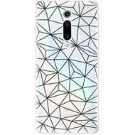 iSaprio Abstract Triangles 03 - Black for Xiaomi Mi 9T Pro - Phone Cover