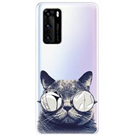 iSaprio Crazy Cat 01 for Huawei P40 - Phone Cover
