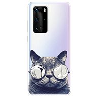 iSaprio Crazy Cat 01 for Huawei P40 Pro - Phone Cover