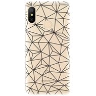 iSaprio Abstract Triangles 03 - Black for Xiaomi Mi A2 Lite - Phone Cover