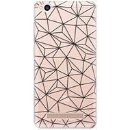 iSaprio Abstract Triangles 03 - Black for Xiaomi Redmi 4A - Phone Cover