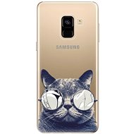 iSaprio Crazy Cat 01 for Samsung Galaxy A8 2018 - Phone Cover