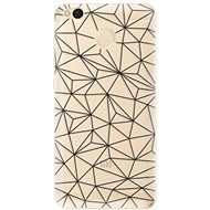 iSaprio Abstract Triangles 03 - Black for Xiaomi Redmi 4X - Phone Cover
