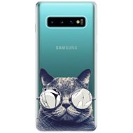 iSaprio Crazy Cat 01 for Samsung Galaxy S10 - Phone Cover