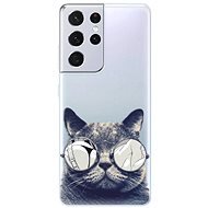 iSaprio Crazy Cat 01 for Samsung Galaxy S21 Ultra - Phone Cover