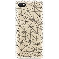 iSaprio Abstract Triangles 03 – black pre Xiaomi Redmi 6A - Kryt na mobil