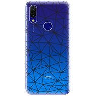 iSaprio Abstract Triangles 03 - Black for Xiaomi Redmi 7 - Phone Cover