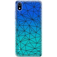 iSaprio Abstract Triangles 03 - Black for Xiaomi Redmi 7A - Phone Cover
