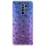 iSaprio Abstract Triangles 03 - Black for Xiaomi Redmi 9 - Phone Cover