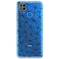 iSaprio Abstract Triangles 03 - Black for Xiaomi Redmi 9C - Phone Cover