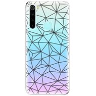 iSaprio Abstract Triangles 03 - Black for Xiaomi Redmi Note 8 - Phone Cover