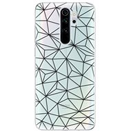 iSaprio Abstract Triangles 03 - Black for Xiaomi Redmi Note 8 Pro - Phone Cover