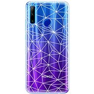 iSaprio Abstract Triangles 03 - White for Honor 20 Lite - Phone Cover