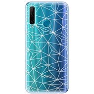 iSaprio Abstract Triangles 03 - White for Honor 20e - Phone Cover