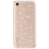 iSaprio Abstract Triangles 03 - White for Honor 8S - Phone Cover