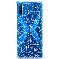 iSaprio Abstract Triangles 03 - White for Honor 9X - Phone Cover