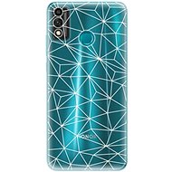 iSaprio Abstract Triangles 03 - White for Honor 9X Lite - Phone Cover