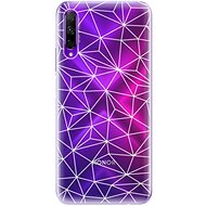 iSaprio Abstract Triangles 03 - White for Honor 9X Pro - Phone Cover