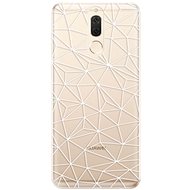 iSaprio Abstract Triangles 03 - White for Huawei Mate 10 Lite - Phone Cover