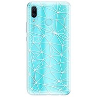 iSaprio Abstract Triangles 03 - White for Huawei Nova 3 - Phone Cover