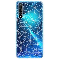 iSaprio Abstract Triangles 03 - White for Huawei Nova 5T - Phone Cover