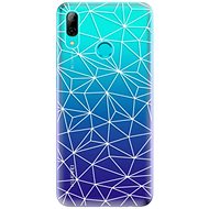 iSaprio Abstract Triangles 03 - White for Huawei P Smart 2019 - Phone Cover