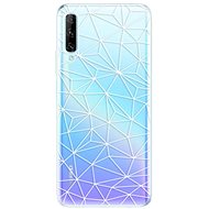 iSaprio Abstract Triangles 03 - White for Huawei P Smart Pro - Phone Cover