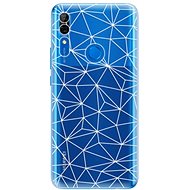 iSaprio Abstract Triangles 03 - White for Huawei P Smart Z - Phone Cover