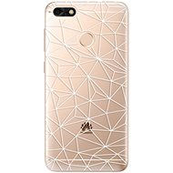 iSaprio Abstract Triangles 03 - White for Huawei P9 Lite Mini - Phone Cover