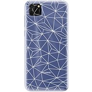 iSaprio Abstract Triangles 03 - White for Huawei Y5p - Phone Cover