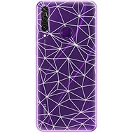 iSaprio Abstract Triangles 03 - White for Huawei Y6p - Phone Cover