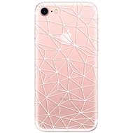 iSaprio Abstract Triangles 03 - White for iPhone 7/ 8/ SE 2020/ SE 2022 - Phone Cover